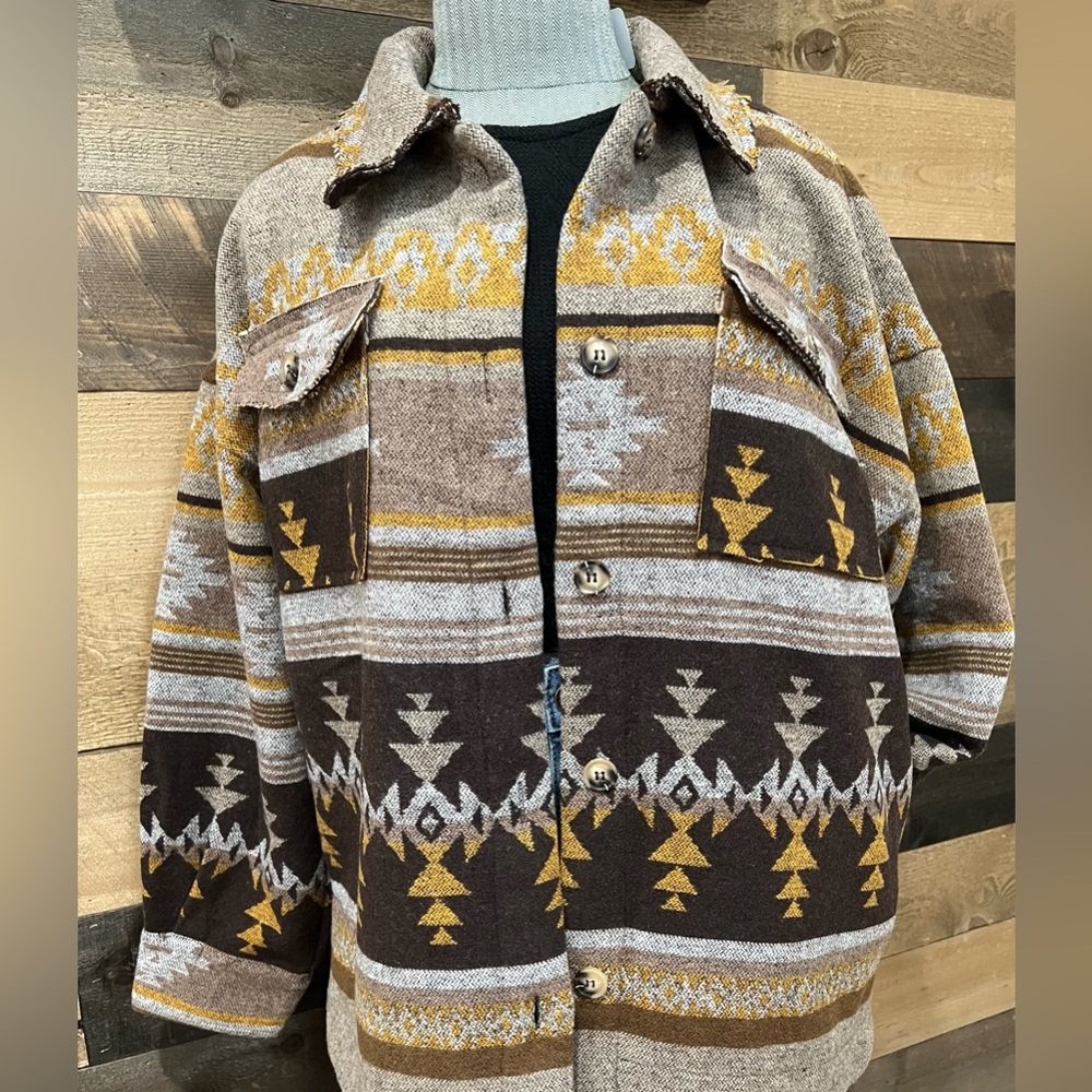New!! Mustard/Brown Ishita Jackets